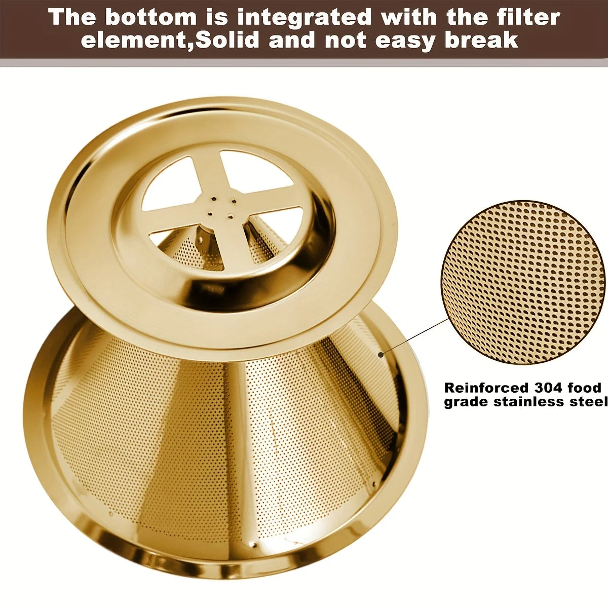 Kaffeefilter – Edelstahl – Für Unterwegs