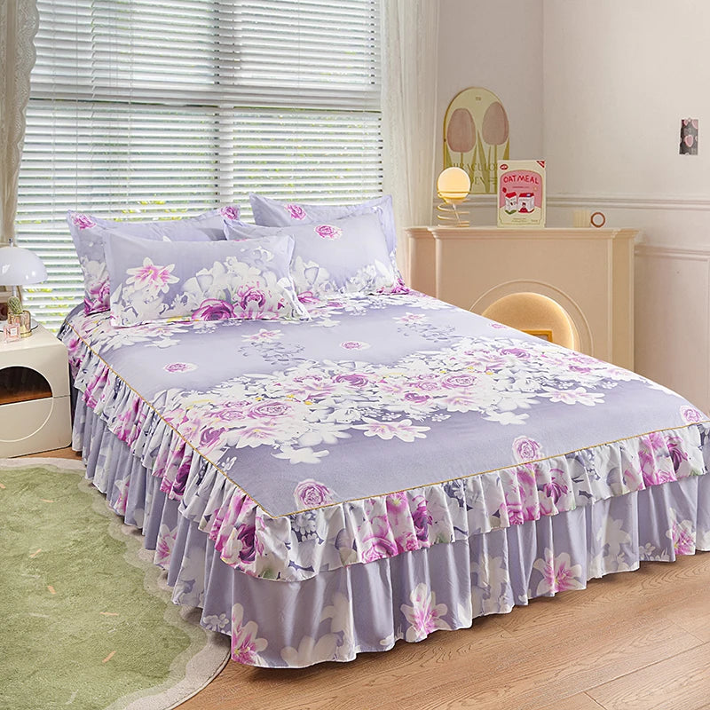 Floral Bettvolant – Strick-Polyester – Verschiedene Grössen