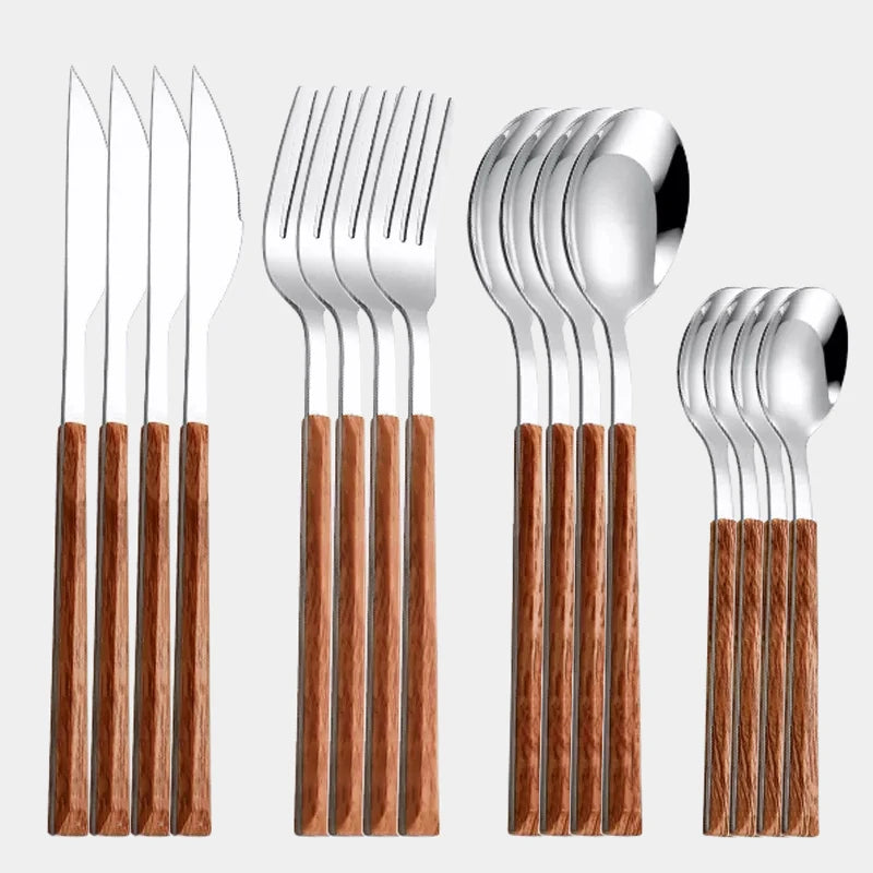Besteckset – Koreanisch Edelstahl – Umweltfreundlich