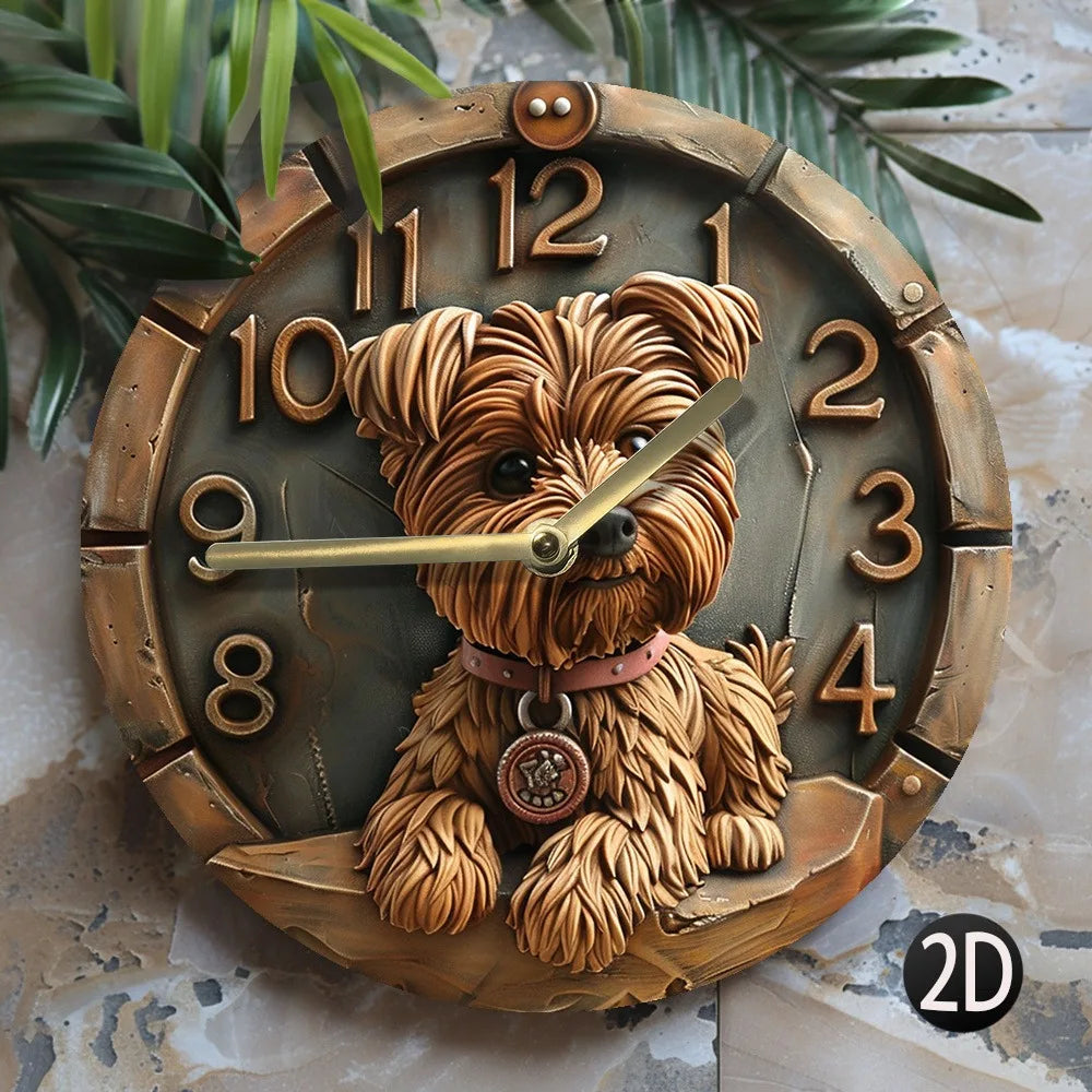 Holz Wanduhr – Modernes Design – 30x30CM