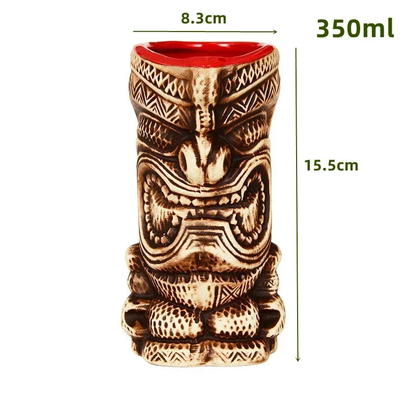 Keramische Tiki-Becher – Amerikanisch Handgemacht – 201-700ml