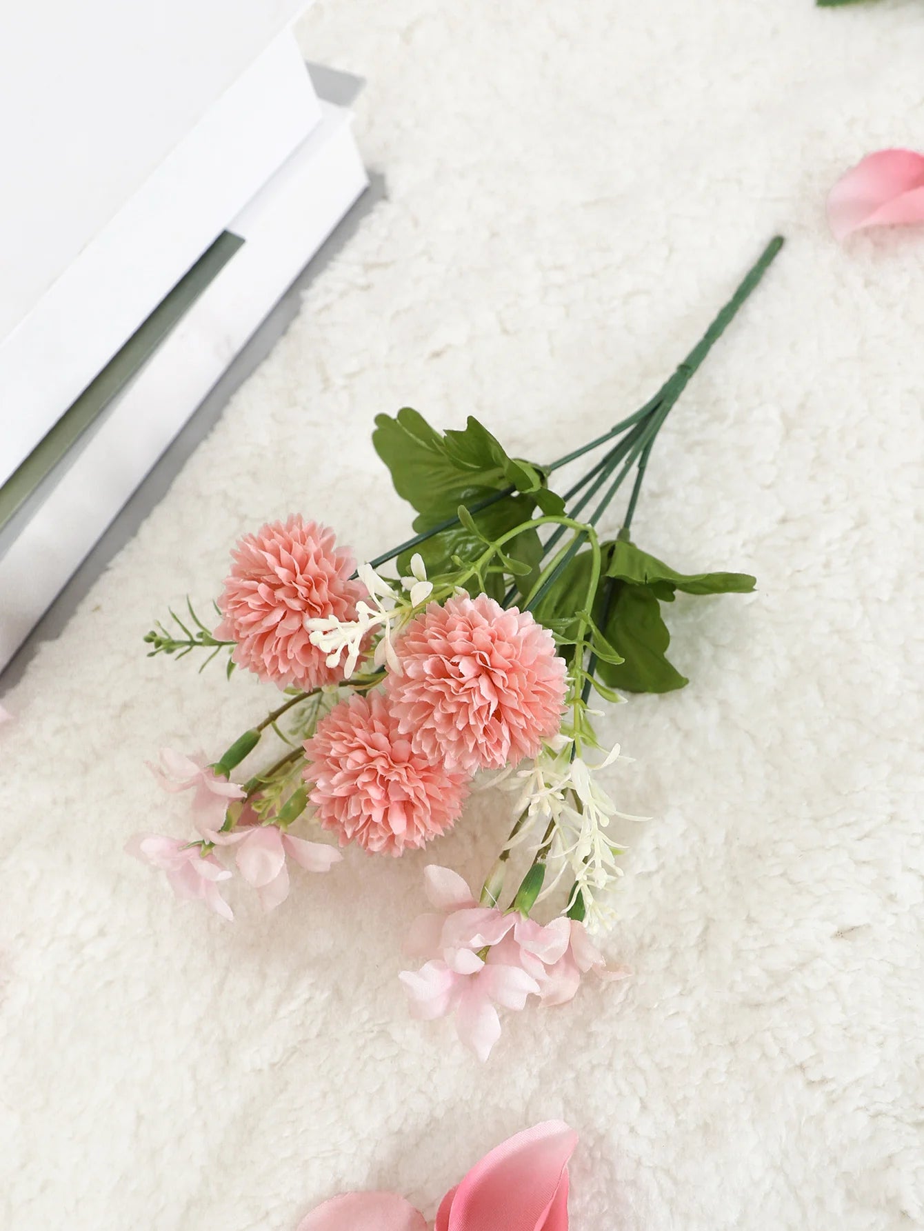 Künstliche Chrysantheme - Simulierter Blütenzweig - 28 cm Dekor