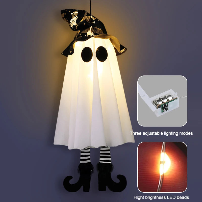 Halloween LED Hexengeist – Stoffdesign – Innen & Aussen