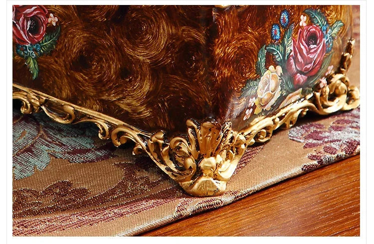 Luxus Resin Taschentuchbox – Europäischer Stil