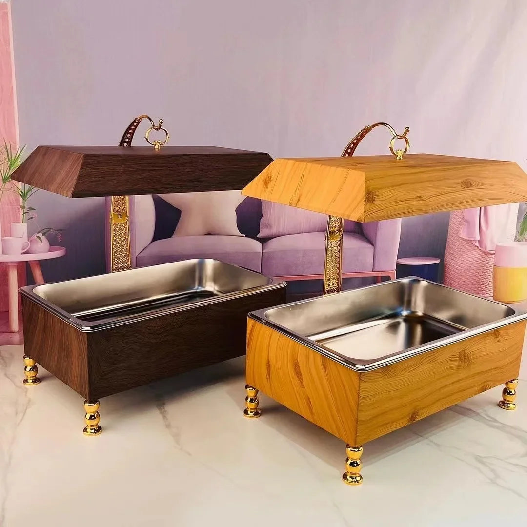 Buffet-Wärmer – Gold-Design – Vielseitige Kapazität