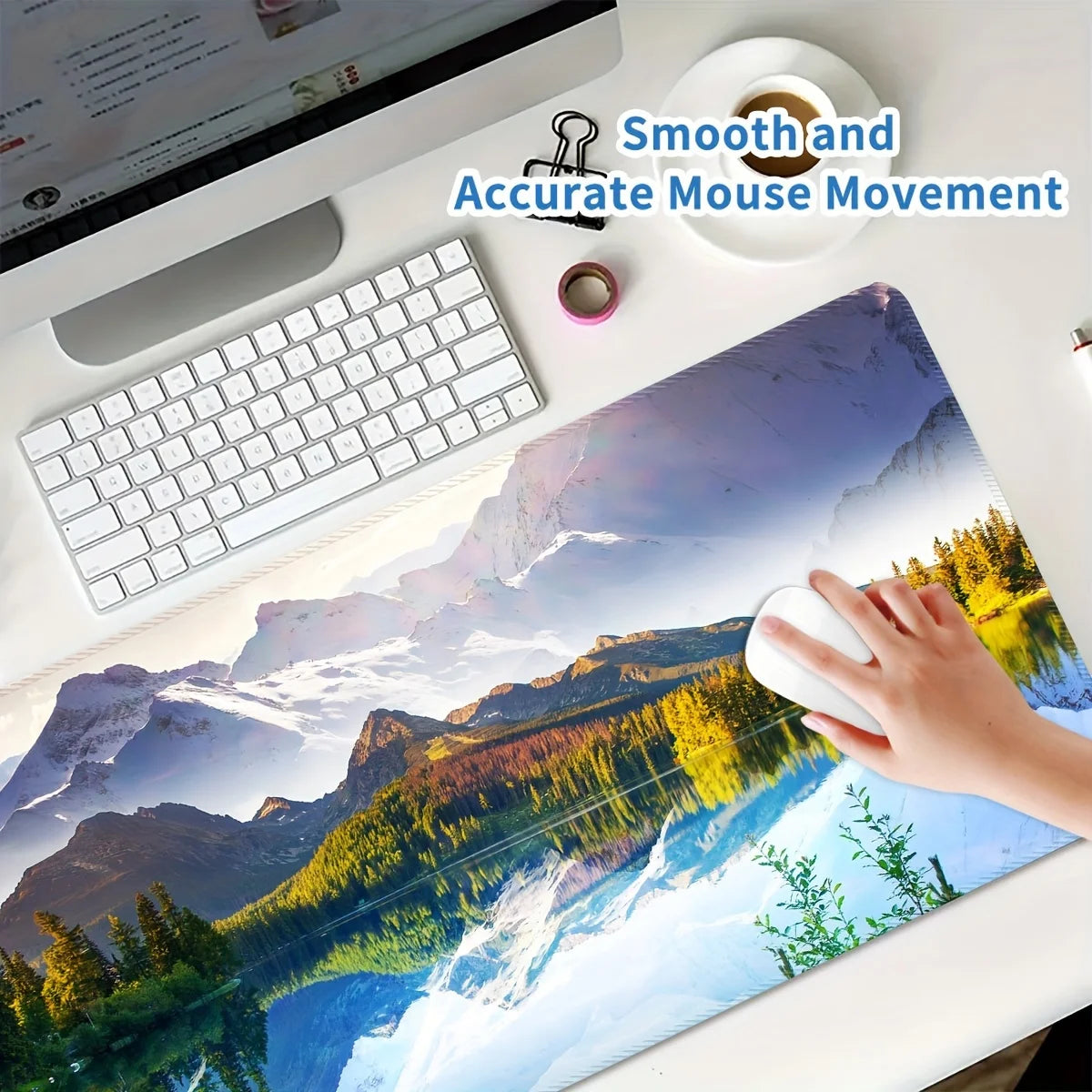 Mauspad – Naturkautschuk-Design – Rutschfeste Schreibtischunterlage