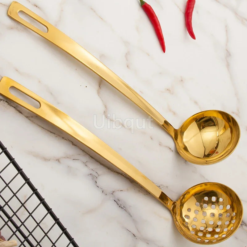 Goldener Besteckhalter – Edelstahl – Küchenerlebnis