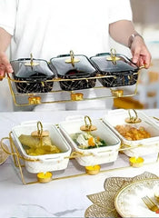 Keramikplatte – Nordisches Design – 10" Rechteck