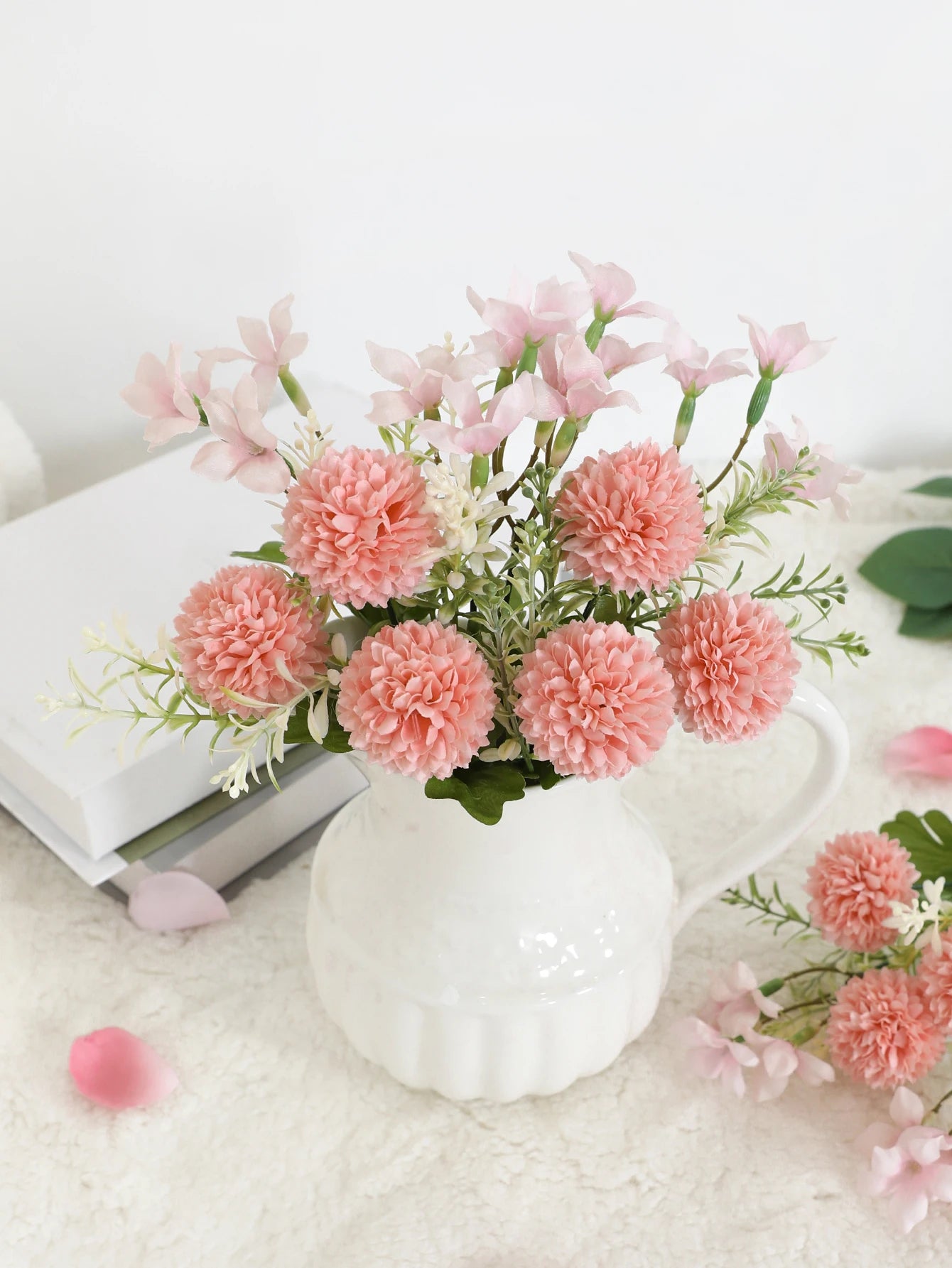 Künstliche Chrysantheme - Simulierter Blütenzweig - 28 cm Dekor