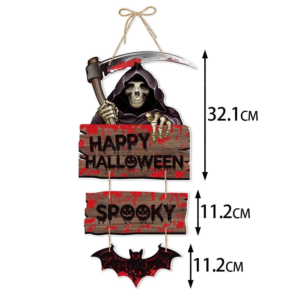 Halloween Türanhänger – Papierdeko – Charmanter Festlicher Touch