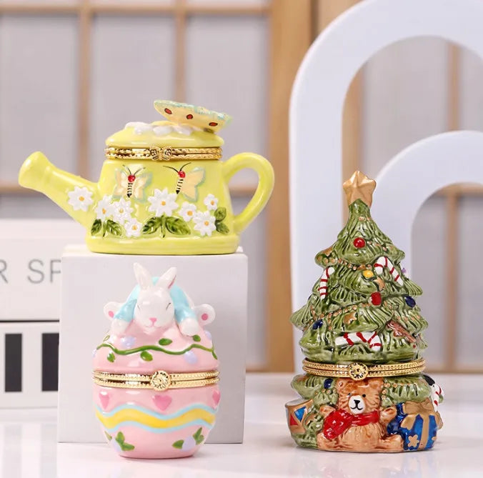 bunter handgezeichneter keramikteller, 3D-relief, für desserts und kuchen