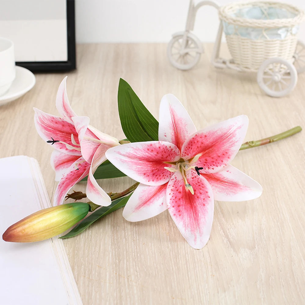 3D Druck Lilie – Elegantes Florales Design – 41cm Heimdeko