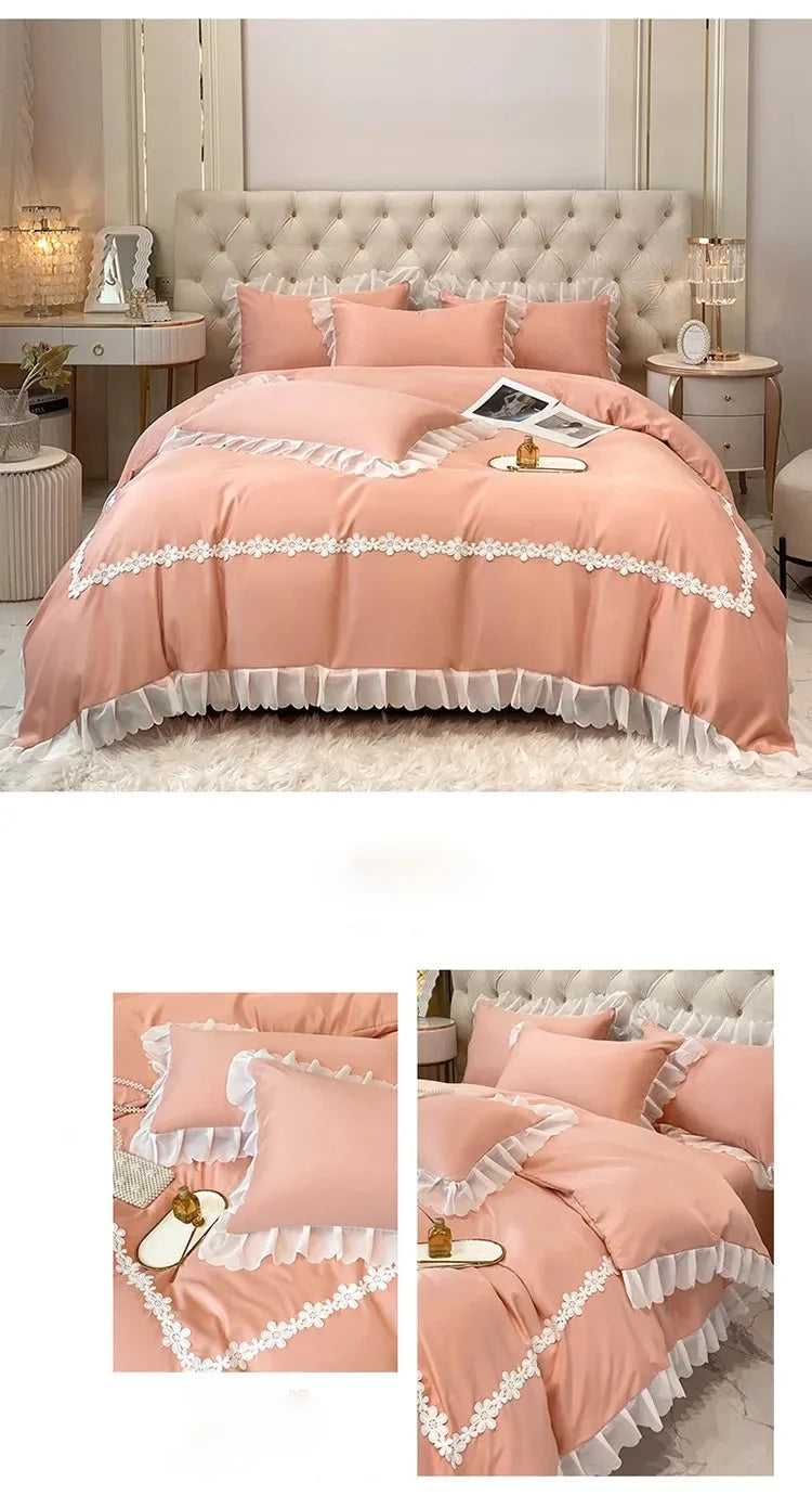 Tencel Lace Set – Prinzessinnenstil – 200x230cm