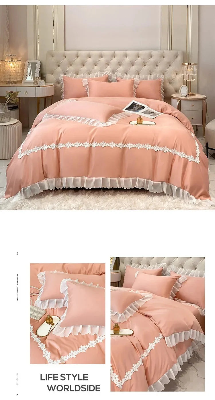 Bettwäsche – Gewaschene Baumwolle Prinzessin – 150x200cm