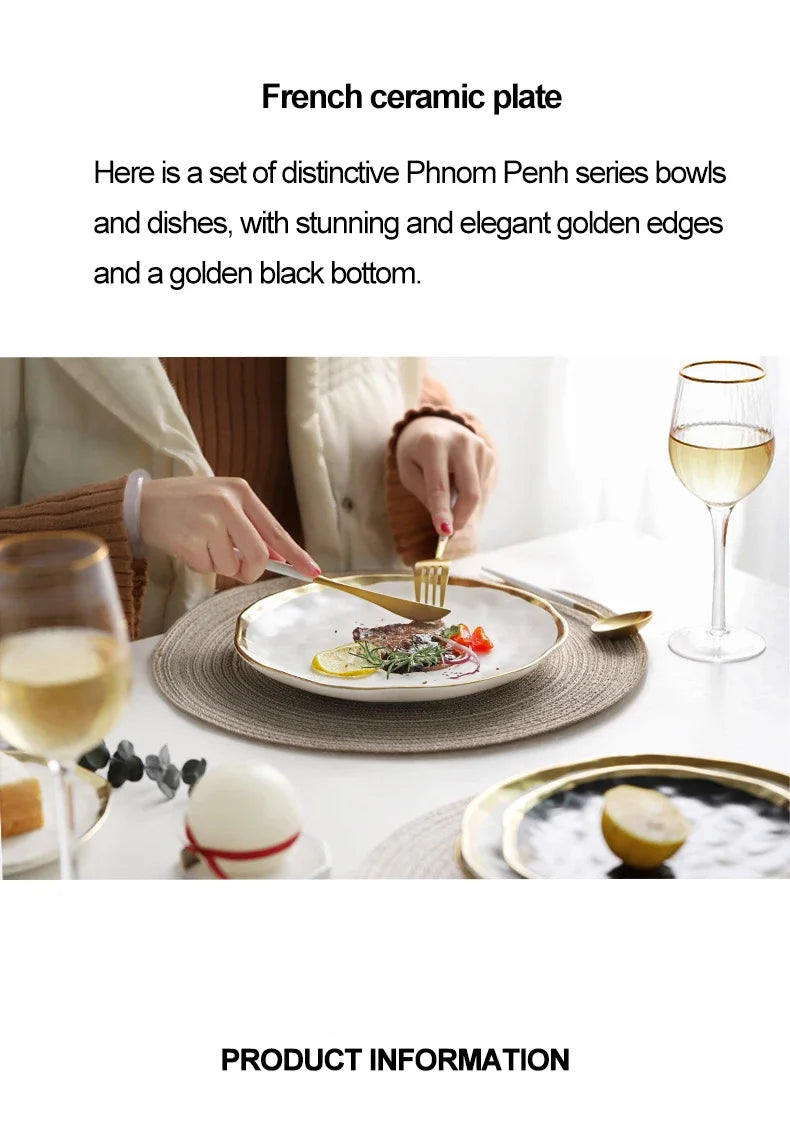 Keramikgeschirrset – Nordic Stil Porzellan – Verschiedene Grössen