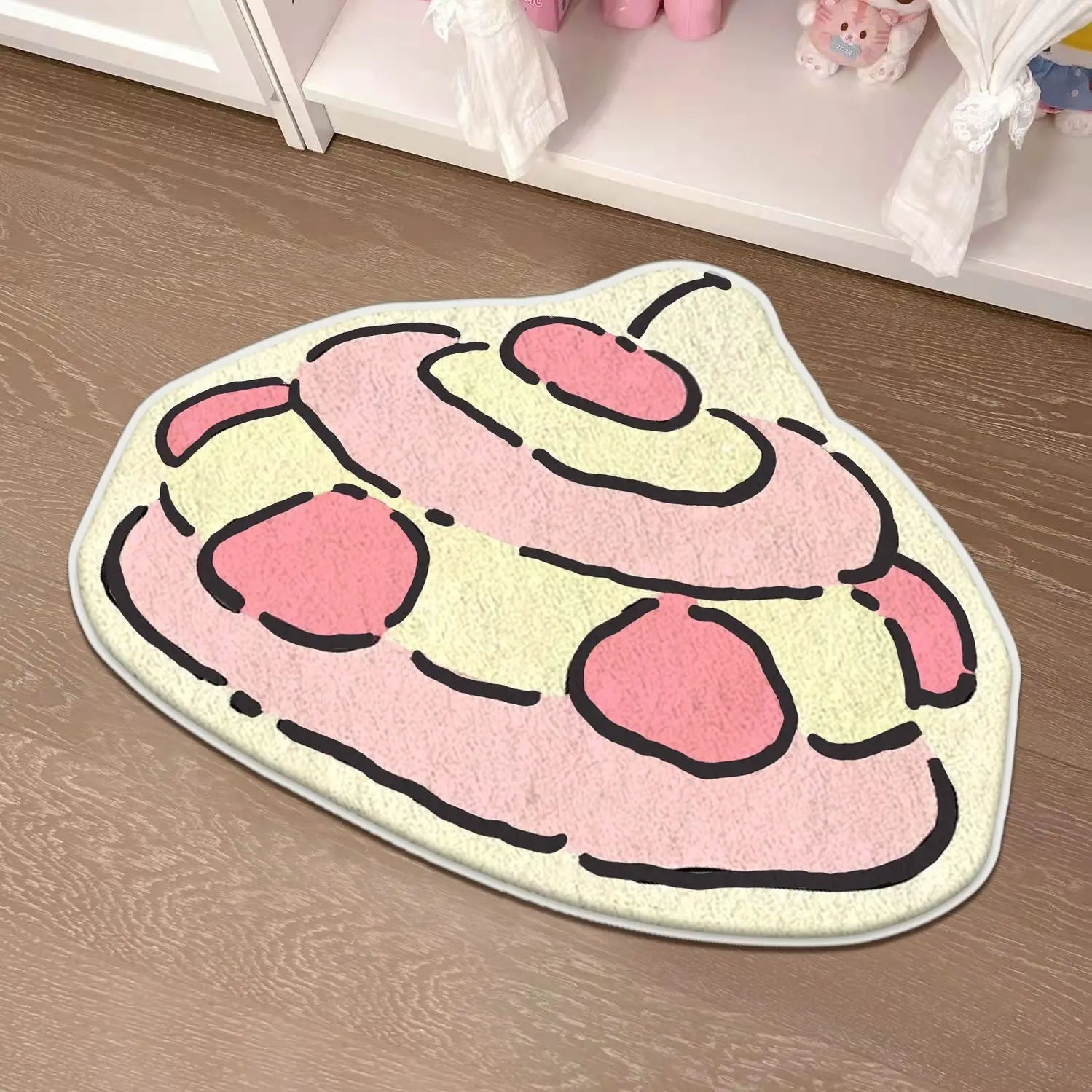 Cartoon-Teppiche – Weiches Acryl – Anti-Rutsch Bodencharme