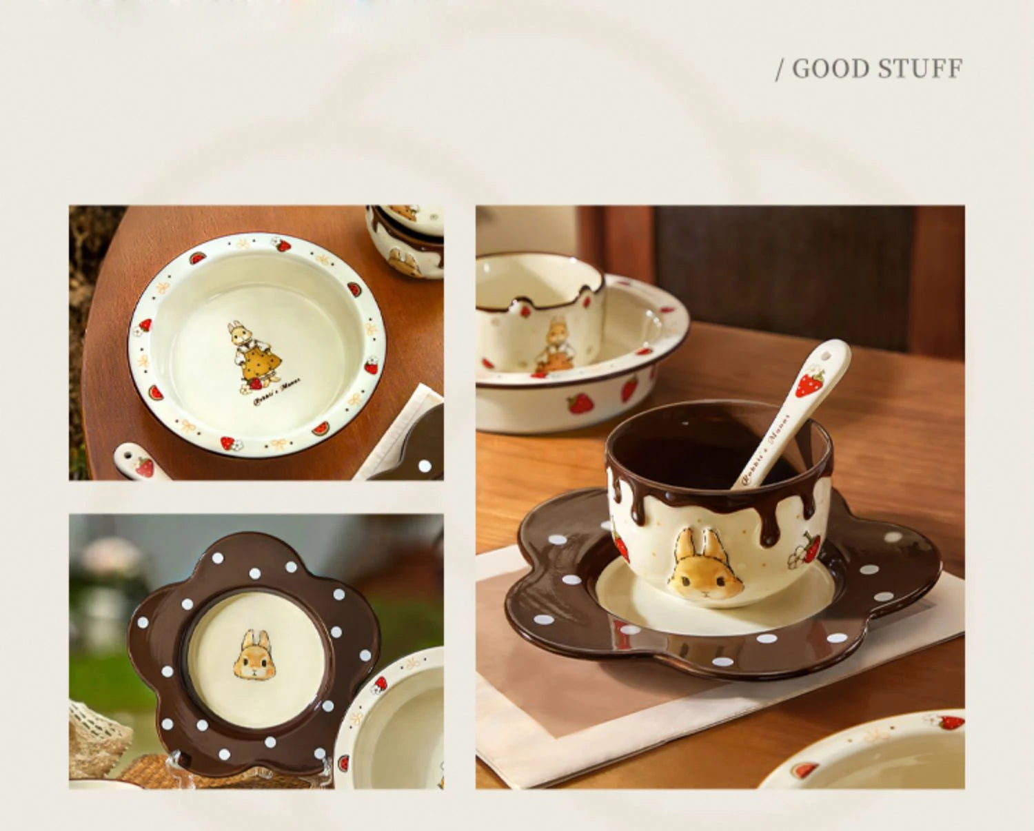 Keramik Hasenschale – Porzellan Relief Design – 11.4cm