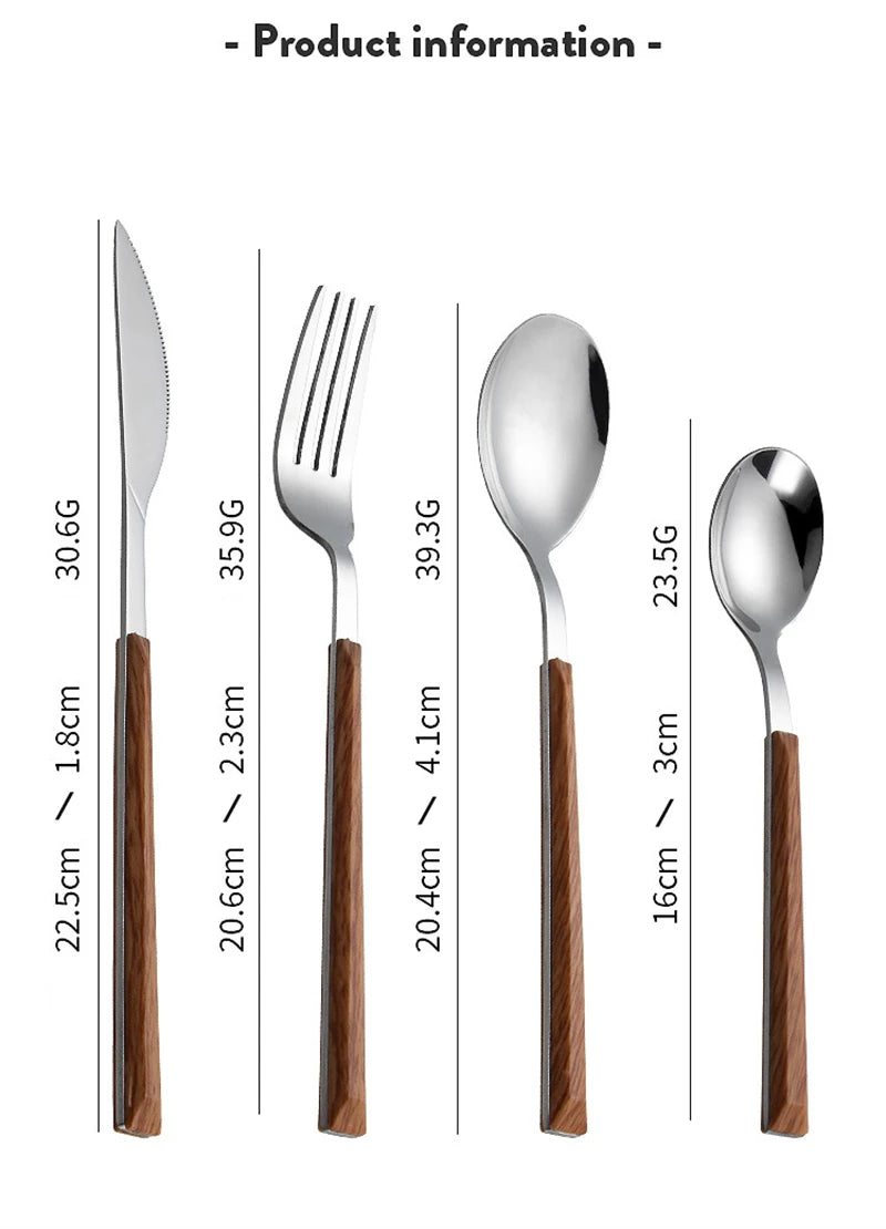 Besteckset – Koreanisch Edelstahl – Umweltfreundlich