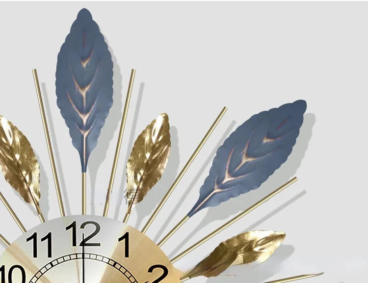 Wanduhr Kunst – Nordisch Stil für Wohnzimmer