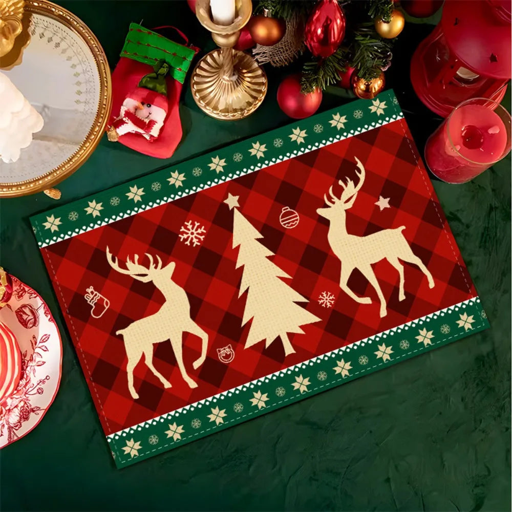 Weihnachtstischset – Leinen, 30x40cm