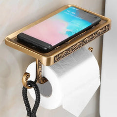 Toilettenpapierhalter – Vintage Aluminium – Wandmontage