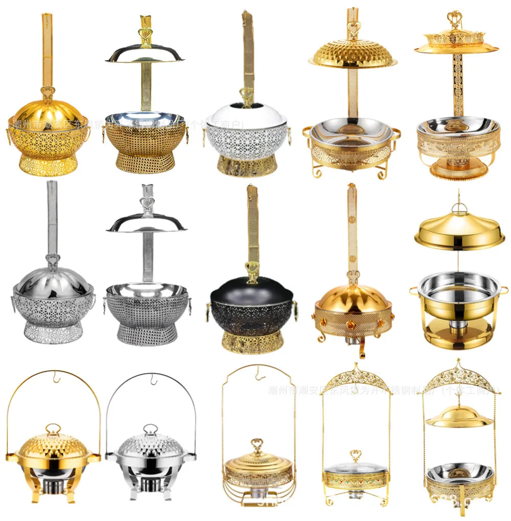 Buffet-Warmhalteofen – Gold Hängend Design 9L