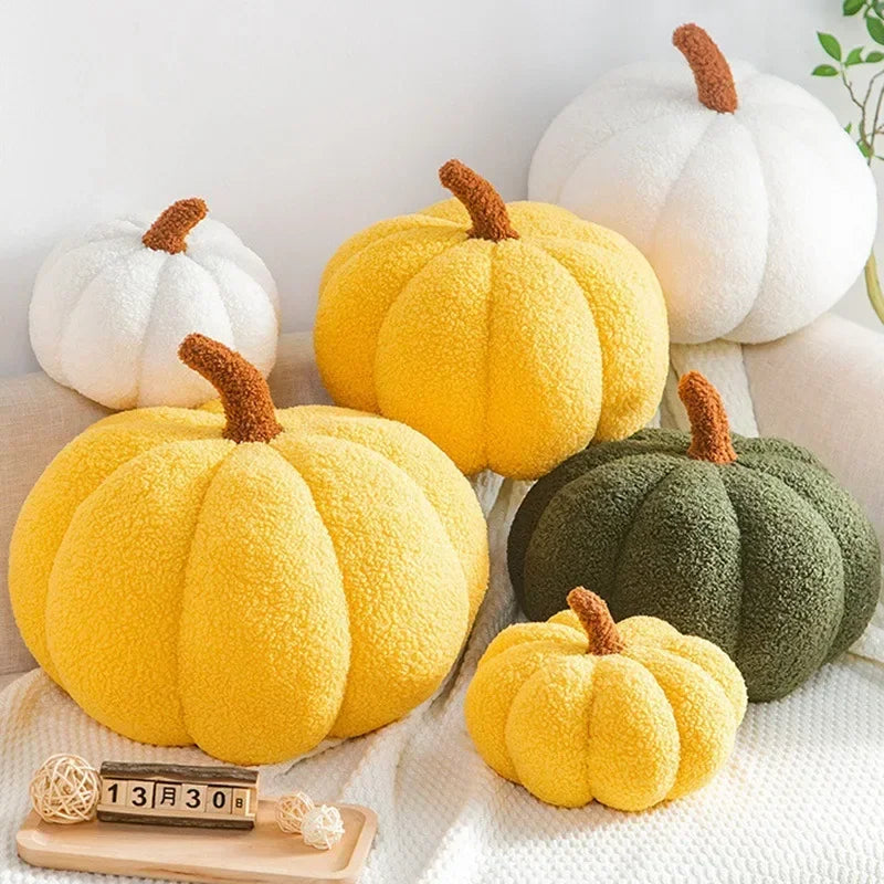 Dekoratives Kürbiskissen – Landhausstil – 35cm