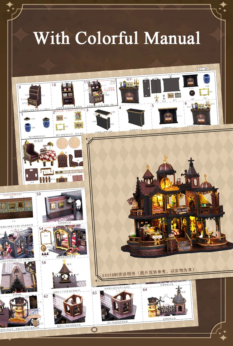 DIY Puppenhaus – Holzmodell – Edinburgh Castle Design