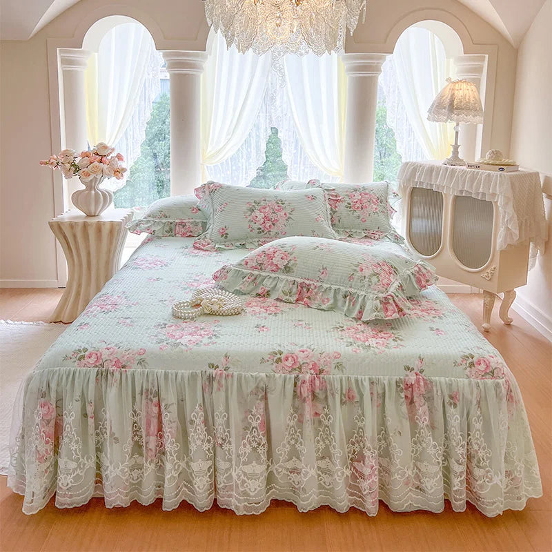 Bettbezug Set – Koreanischer Prinzessinnenstil – 100% Baumwolle