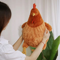 Kuschelhuhn Plüsch – Weiche Baumwolle 23/35cm
