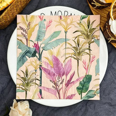 Florale Servietten – Virgin Wood Pulp – 33x33cm, 20 Stk