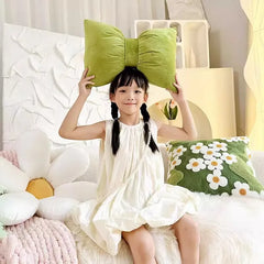 Kissenbezug – Nordisch Moosgrün – 30x50cm, Handgefertigt