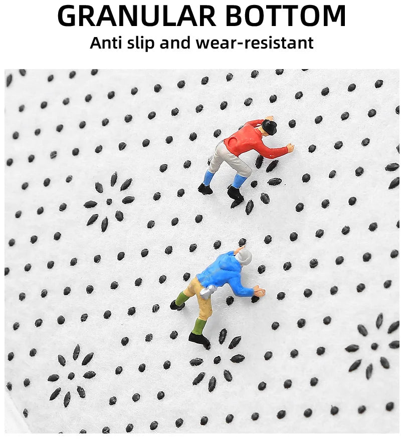 Rutschfeste Badematte – Modernes Flanell-Design – Badezimmer-Set