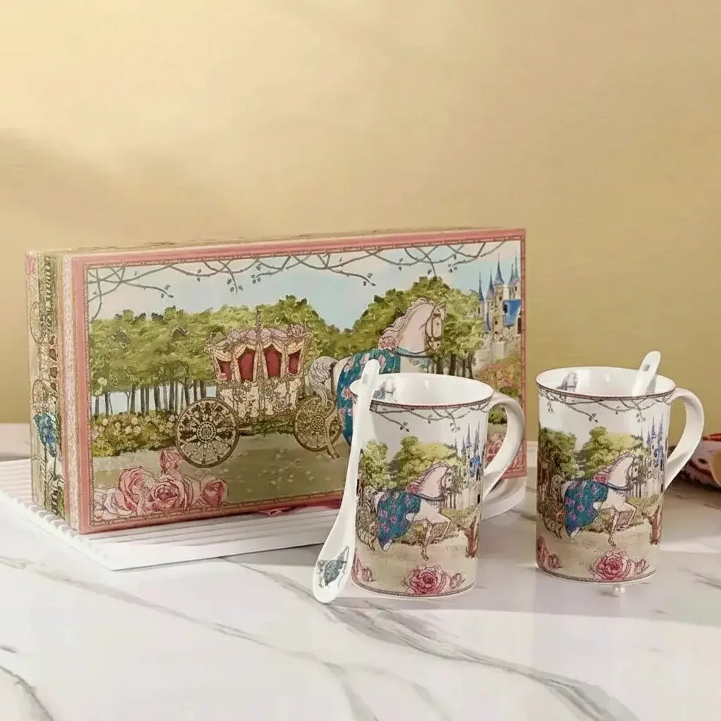 Kaffeetasse aus Feinporzellan – Prairie Chic Mit Ergonomischem Griff