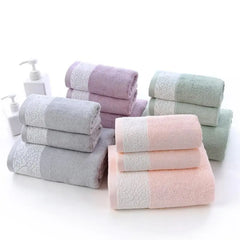 Bambus Handtuch Set – Weich Schnell-Trocken – 70x140cm, 32x72cmx2