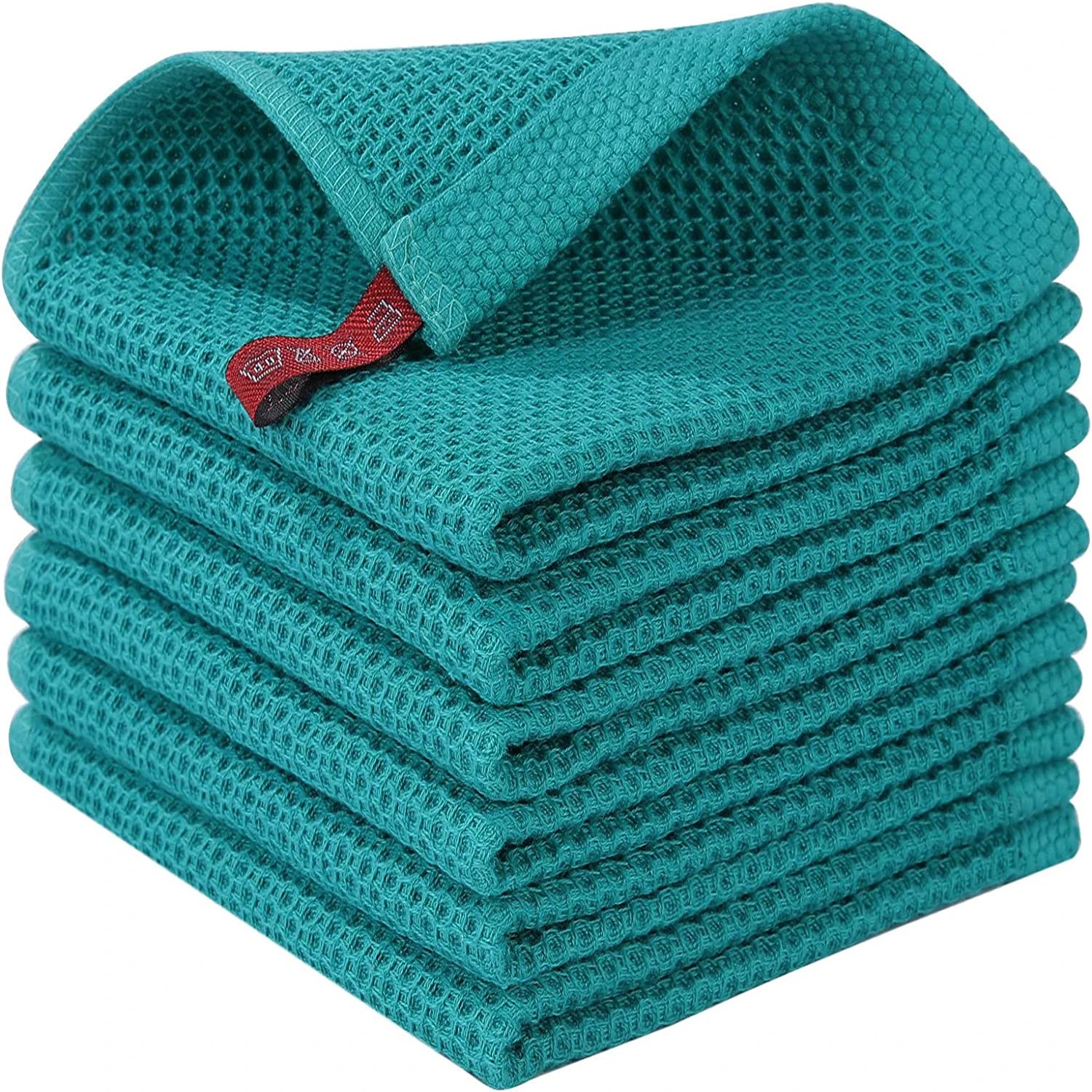 Reines Baumwoll-Küchentuchset – Waffelstruktur – 30x30cm