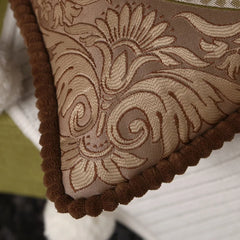 Kissenbezug – Jacquard Floral – 48x48cm
