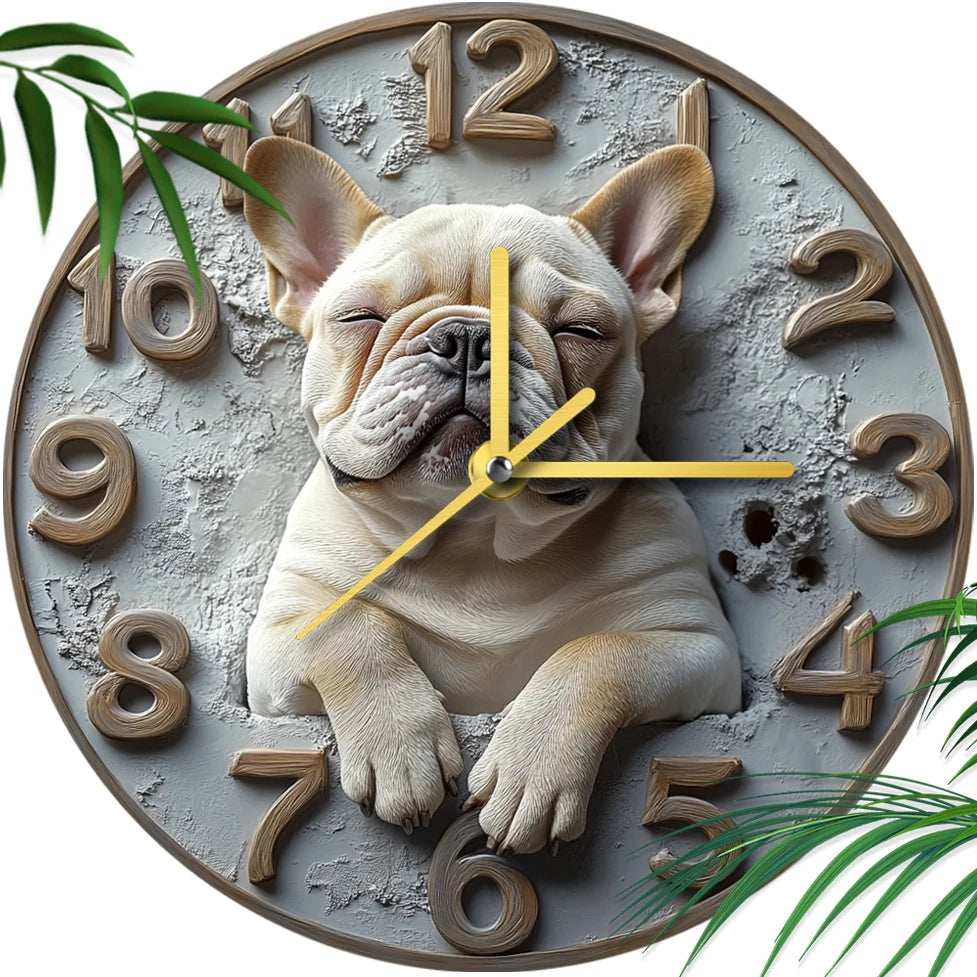 Haustieruhr – Metall Design – 20cm & 30cm