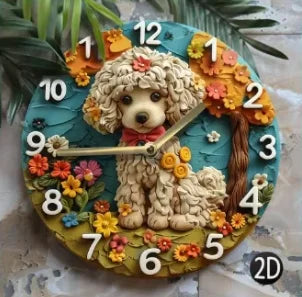 Holz Wanduhr – Modernes Design – 30x30CM