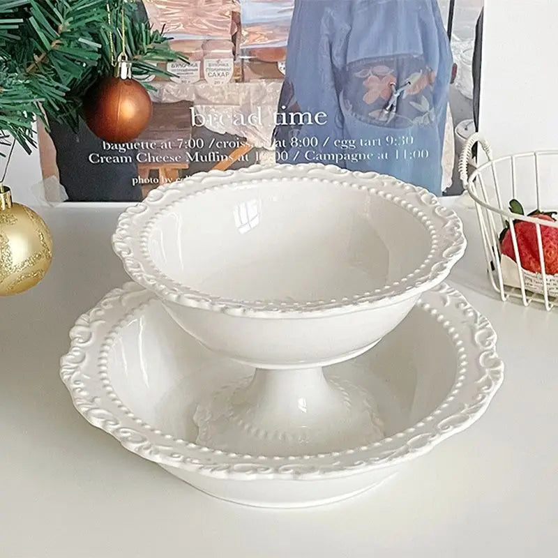 Keramik Geschirrset – Retro Stil – Westliche Küche