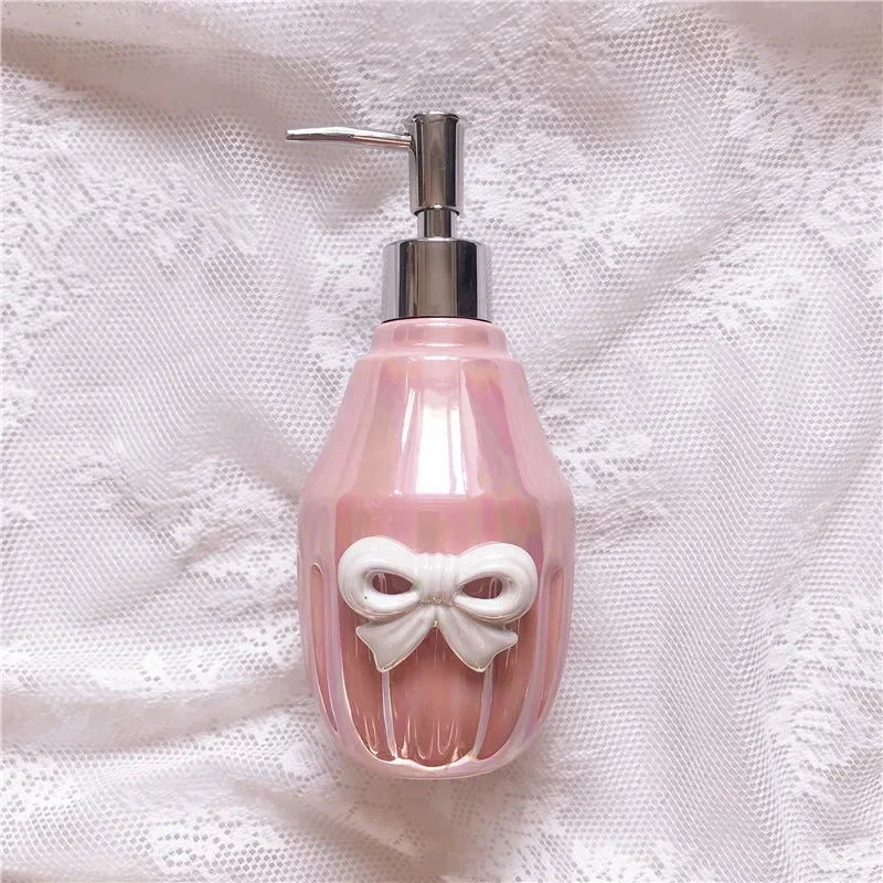 Badezimmer Set – Keramik Bowknot – Hotel Stil