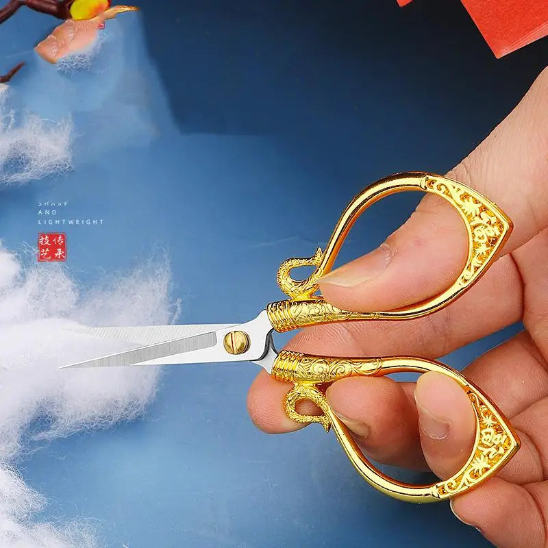 Vintage Edelstahlschere – Für Schneider & Stickerei