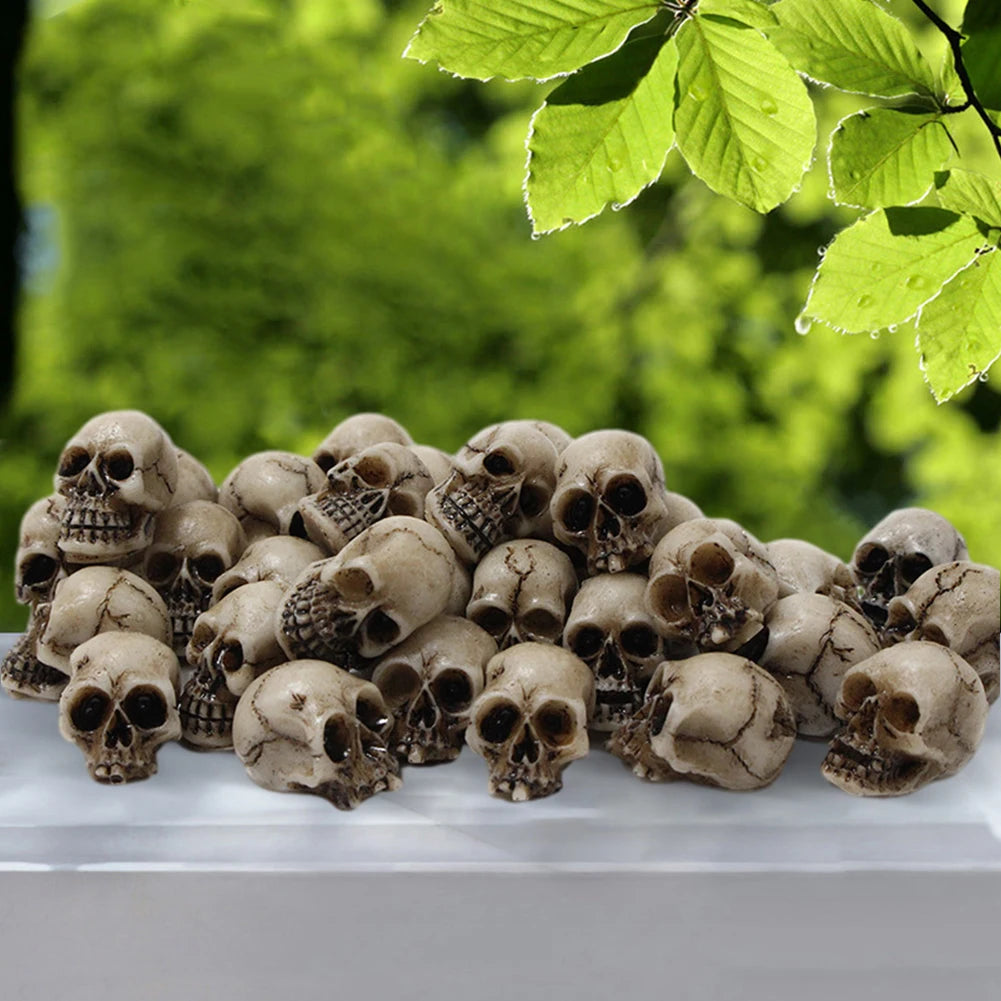 Halloween-Deko – Gothic-Schädel-Set – Vielseitige Ornamente