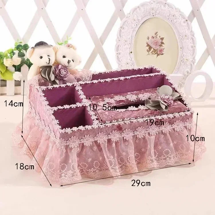 Multifunktions-Aufbewahrungskorb – Europäischer Stil – 29x18x14cm