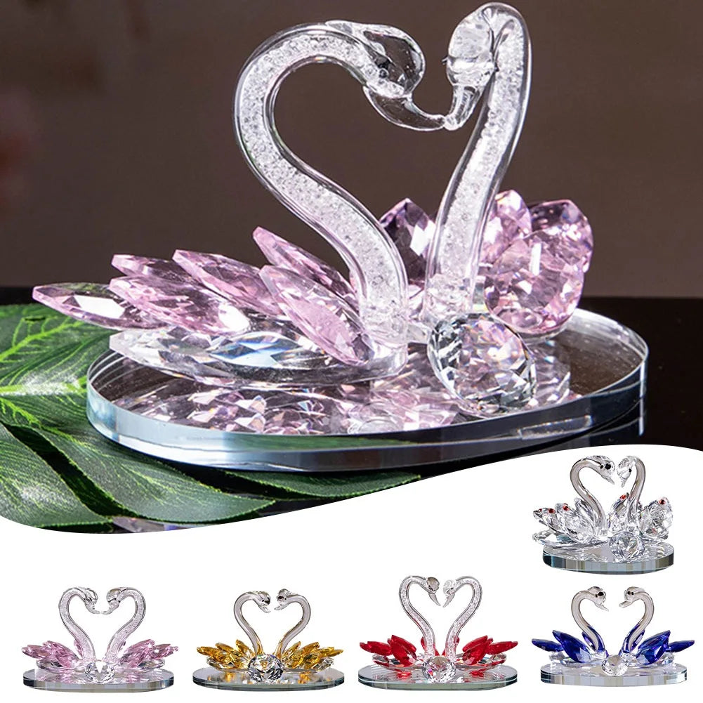 Kristallschwan Deko – Modernes Design – 15*10*8cm