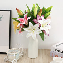 3D Druck Lilie – Elegantes Florales Design – 41cm Heimdeko