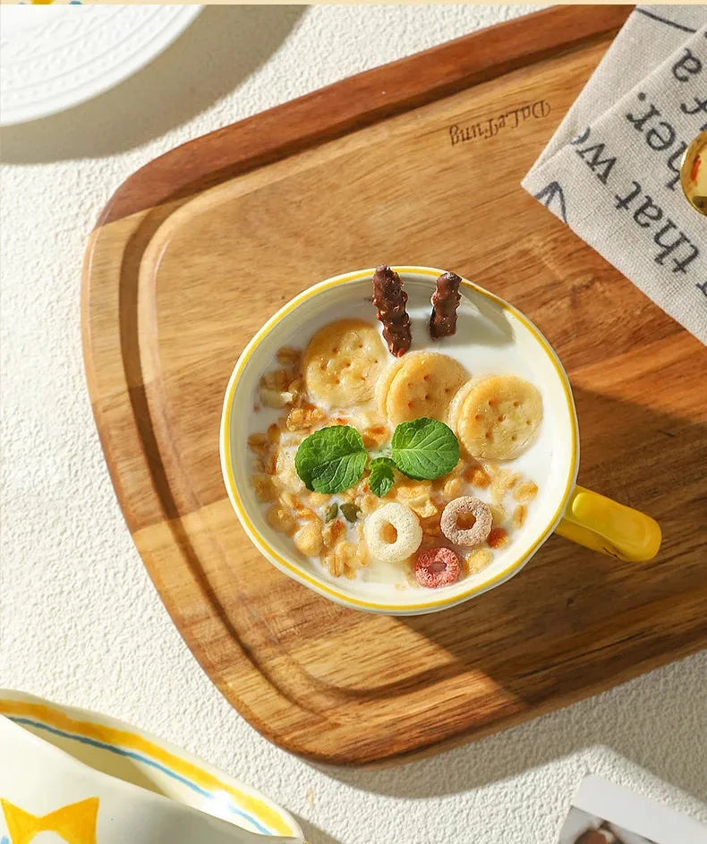 Keramikbecher – Handbemaltes Design – 300ml