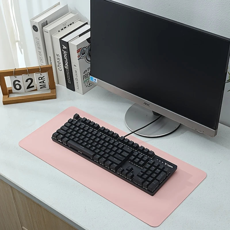 PU Leder Mauspad – Einfaches Design – 30x60cm Büro