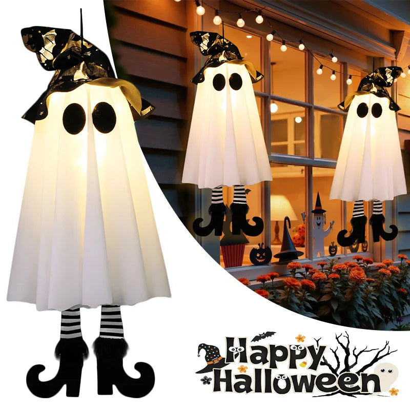 Halloween LED Hexengeist – Stoffdesign – Innen & Aussen