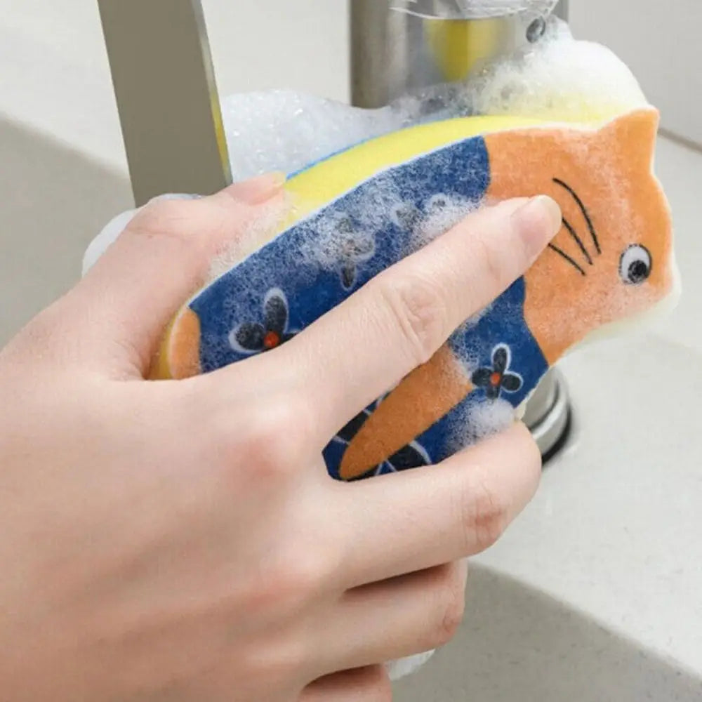 Katzenpfoten Spülschwamm – Öko Vliesstoff